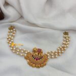Elephant 3 Layer Pearl Choker Set - Image 3