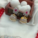 AD Ruby Red Beaded Choker Set - Image 2