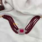 Meron Crystal with Ruby Recto Choker Set - Image 3