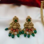 Coral Lakshmi Short Neck Set - Image 2