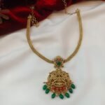 Coral Lakshmi Short Neck Set - Image 3