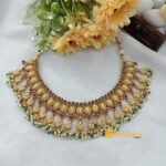 Lakshmi Danglers Short Neck Set - Image 2