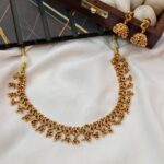 Antique Peacock Short Neck Set
