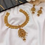 Lakshmi Coin Short Neck Set