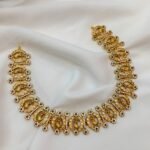 Dancing Girls Multi Gold Polish Short Neck Set - Image 2
