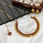 Antique Cube cut Short Neck Set
