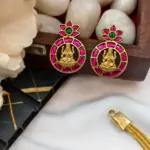 Twin Lakshmi Jadu Stones Short Neck Set - Image 3
