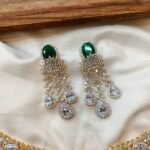 AD Zircon Grand White Stone Short Neck Set - Image 3