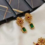 Milky Stone Floral Short Neck Set - Image 2