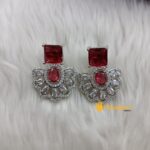 Zircon Silver Fancy Earring - Image 3