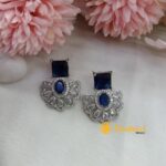 Zircon Silver Fancy Earring - Image 2