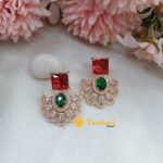 Zircon Rose Gold Fancy Earring
