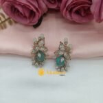 Victorian Floral Thilak Earrings - Image 2