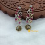 Floral Cubic Long Jhumka