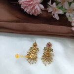 Lakshmi Pearl Dangler Earrings - Image 2