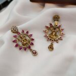 Antique Lakshmi Earrings - Image 2