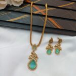 Thilak with Pakshi Kodi Short Neck Set - Image 5