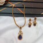 Thilak with Pakshi Kodi Short Neck Set - Image 3
