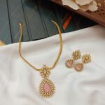 AD Thilak Floral Kodi Short Neck Set - Image 6