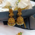 Lakshmi Coin with Elephant Short Neck Set - Image 2