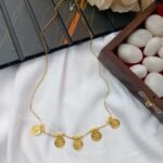 Lakshmi 5 Coin Short Chain