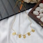 Lakshmi 5 Coin Short Chain - Image 2