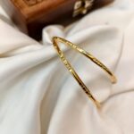 Gold Tube Bangles - Image 3