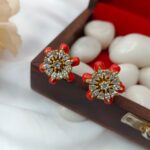 Floral Coral Pendant Set - Image 3