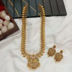 Lakshmi Peacock Long Neck Set - Image 3