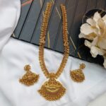 Lakshmi Peacock Long Neck Set