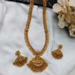 Lakshmi Peacock Long Neck Set - Image 3