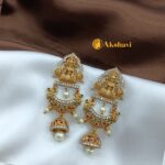 Lakshmi Chandbali Earrings - Image 2