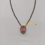 AD Oval Short Mangalsutra Chain - Image 2