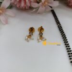 Coral and Pearl Mangalsutra Short Chain Set - Image 4
