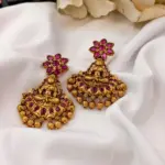 Lakshmi Chandbali Earrings - Image 2