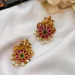 Peacock Chandbali Earring - Image 2
