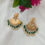 Peacock Chandbali Earring - Image 2
