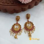 Floral Chandbali Earrings