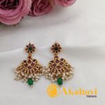 Kundan Chandbali Earrings - Image 2