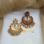 Kundan Chandbali Earrings - Image 2