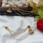 Pearl Jhumka with Mattil