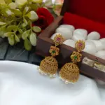 AD Peacock Jhumka