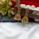 AD Floral Jhumka