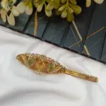 Antique Peacock Hair Clip - Image 2
