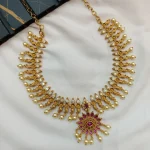 Antique Floral Mango Short Neck Set - Image 2