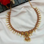Antique Peacock Short Neck Set - Image 3