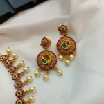 Antique Peacock Short Neck Set - Image 2