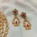 AD Floral Designer Step Fancy Short Neck Set - Image 3