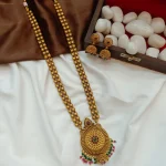 Floral Thilak Long Neck Set