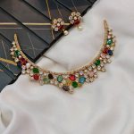 Navaratna Designer Short Neck Set